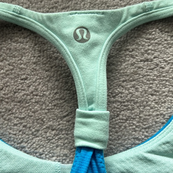 Lululemon No Limits racerback tank. Two-tone blue. - Picture 3 of 4
